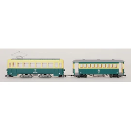 TOMYTEC 313540 Railway Collection Narrow Gauge 80 Straight Cathouse Train (All Gold Cars) + Passenger Set Diorama Supplies (Manufacturer's First Order Limited Production)