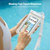 Foweroty IP68 Waterproof Phone Pouch for iPhone17 Pro Max/16/15/14 &