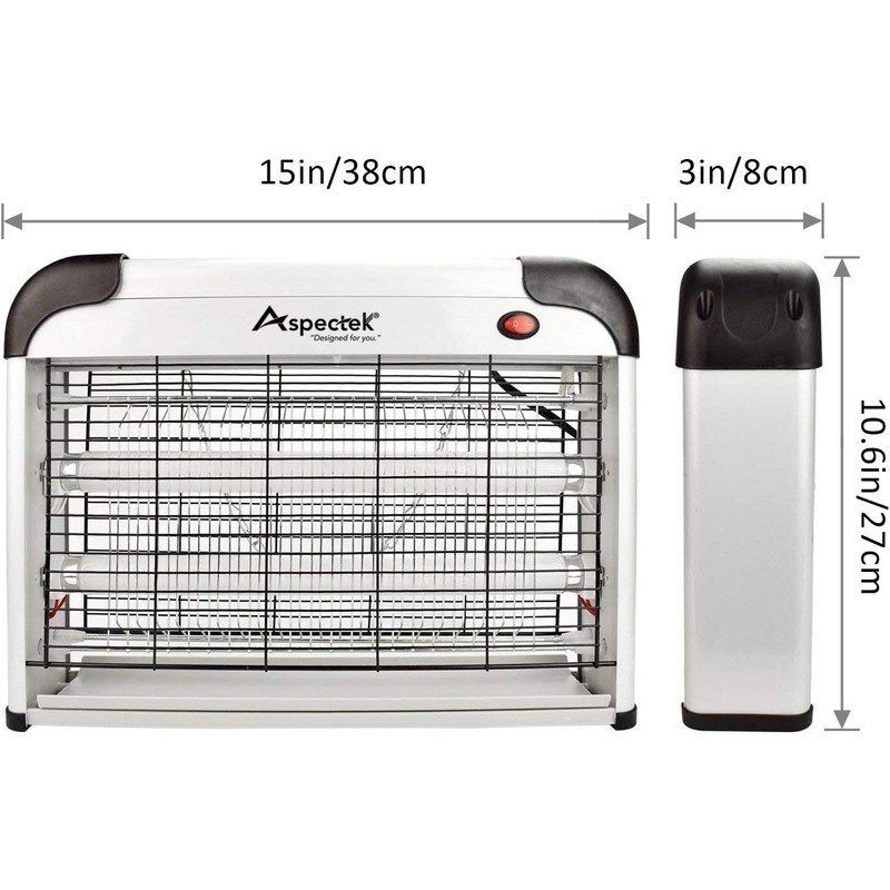 Aspectek 20W Electric Indoor Bug Zapper, Mosquito, Moth, Wasp, Insect