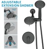 GIVINGTREE Shower System with 6 Mode Bathtub Handheld Showerhead &