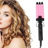3 Barrel Curling Iron Wand Constant Temp 60S Fast Heating