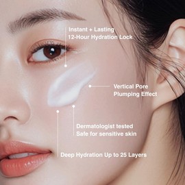 HYCL HYAL-PANTETHINE MOISTURE PLUMPING CREAM 2.36fl oz - Deep Hydration Face Moisturizer for Dry & Sensitive Skin, Pore Refining & Skin Barrier Support, Korean skin care