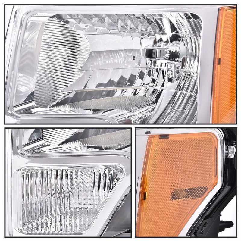 PIT66 Headlight Assembly Compatible with 09-14 Ford F150 2009-2014, Left