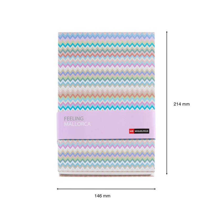 Miquelrius - Notebook A5 (146 x 214 mm), White Polka