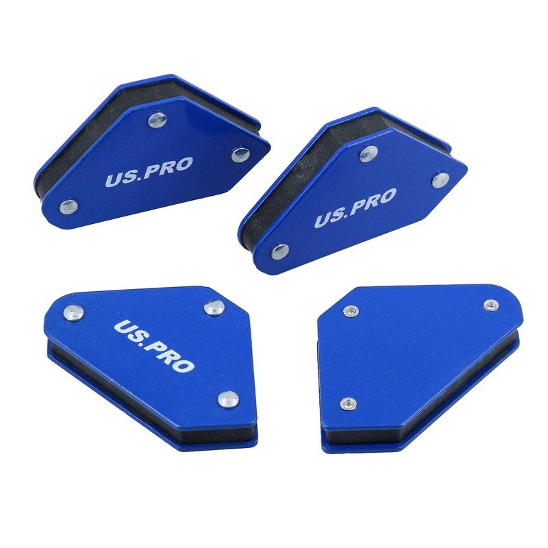 US PRO 4 Pack Multi Angled 9lb Magnetic Welding Holder