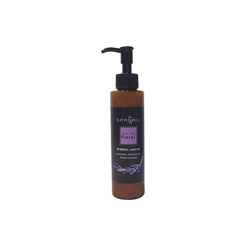 SPANAIL Spanail Body Milk, Floral, Body Cream, Lavender, White, 5.3