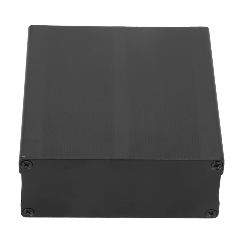 Matte Black Aluminum Instrument Case 40x97x100mm for Printed Circuit Board