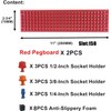 FREE ZONE - 2 PCS Bit Organizer Set (Red) |