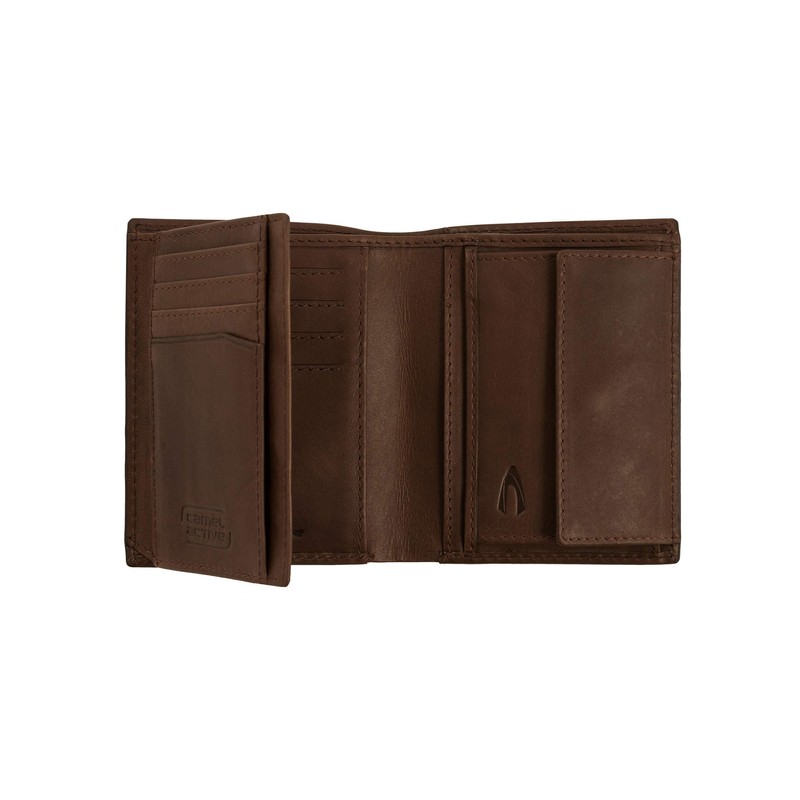 camel active Thai Coin Pouch, 12 cm, Brown (Cognac)