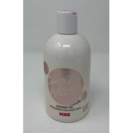 Victoria's Secret VICTORIAS SECRET PINK COCO ZEN COCONUT OIL + VANILLA CREAM BODY WASH 12 oz