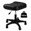 Ergonomic Adjustable Under Desk Footrest,Ottoman with Wheels
