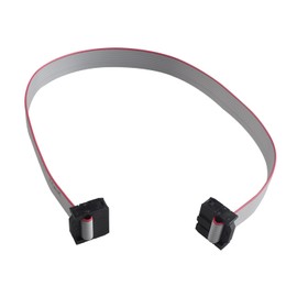 ZDE 5PCS Flat Ribbon Cable 2.54mm Pitch 2 Row 10 Pin Female to Female Wires IDC Ribbon Connector (30cm Length)