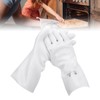 Liquid Silicone Heat Resistant Glove Waterproof Seamless with Insulation Liner