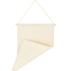 Anekoul 2Pcs Wall Display Banners Blank Wall Canvas Banner Enamel
