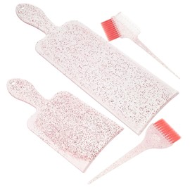 LALAFINA Highlighting Hair Kit Professional Dye Paddle Brush and Comb for Hair Coloring Foiling