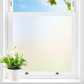 Coavas Window Privacy Film One Way, See Out Not in Windows Tint for Home, Mirror Reflective Blocking Sun Heat Glass Coverings UV Static Cling