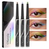 Greyghost Retractable Eyeliner Multichrome Eyeliner Pencil, Eye Liner Waterproof Smudge