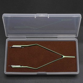 Watch Spring Plier, V Shaped Watch Spring Tweezers Metal Watch Repairing Accessory Tool Kit for Watchmaker and Repairer