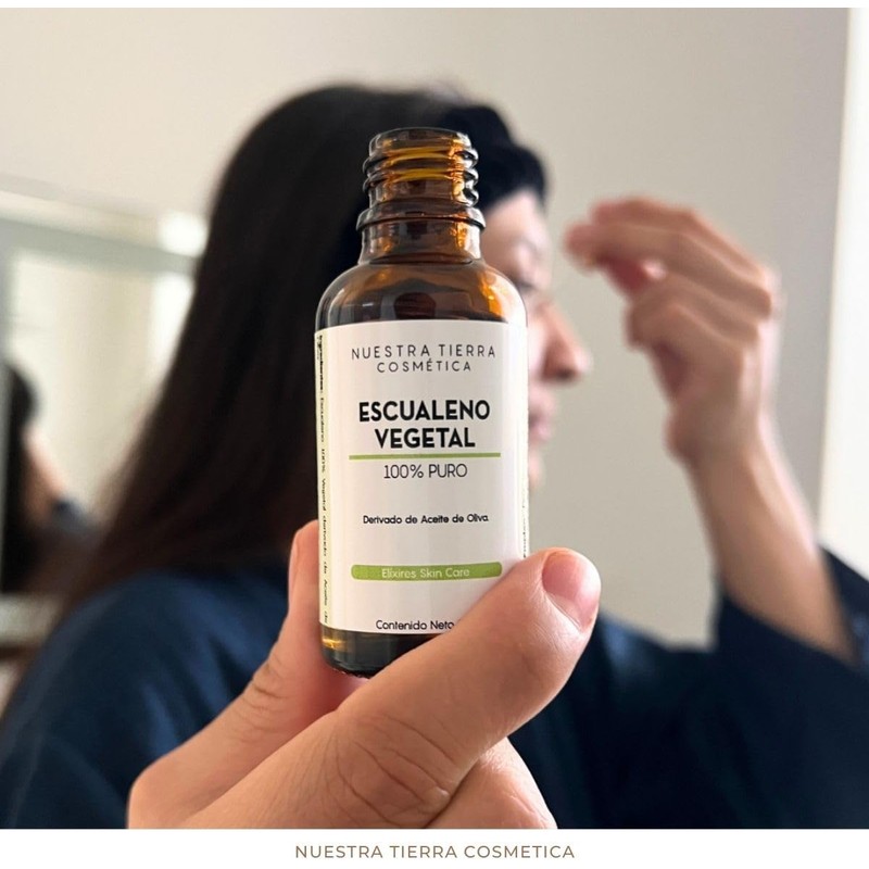 Escualeno Vegetal Suero Facial