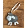Handmade felt Easter decorations hanging ornaments bunny, chicken, egg (sheep)