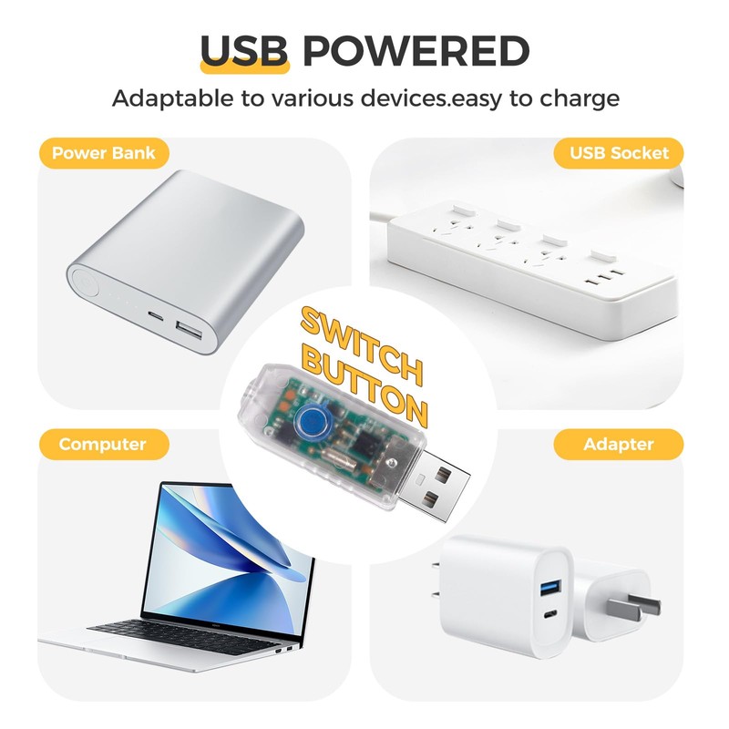 Ariceleo 1 Pack 32. 8 ft. USB Powered Fairy Lights