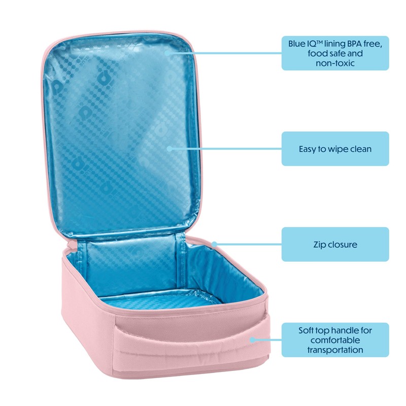 Smash Insualted Lunch Bag, Pink