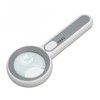 Handheld Magnifying Glass 5x Rechargeable Touch Control LED Light Handheld