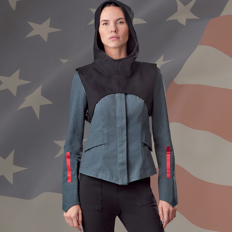 Simplicity Misses' Jacket, Pants, Cropped Hooded Tabard, and Facemask Fantasy