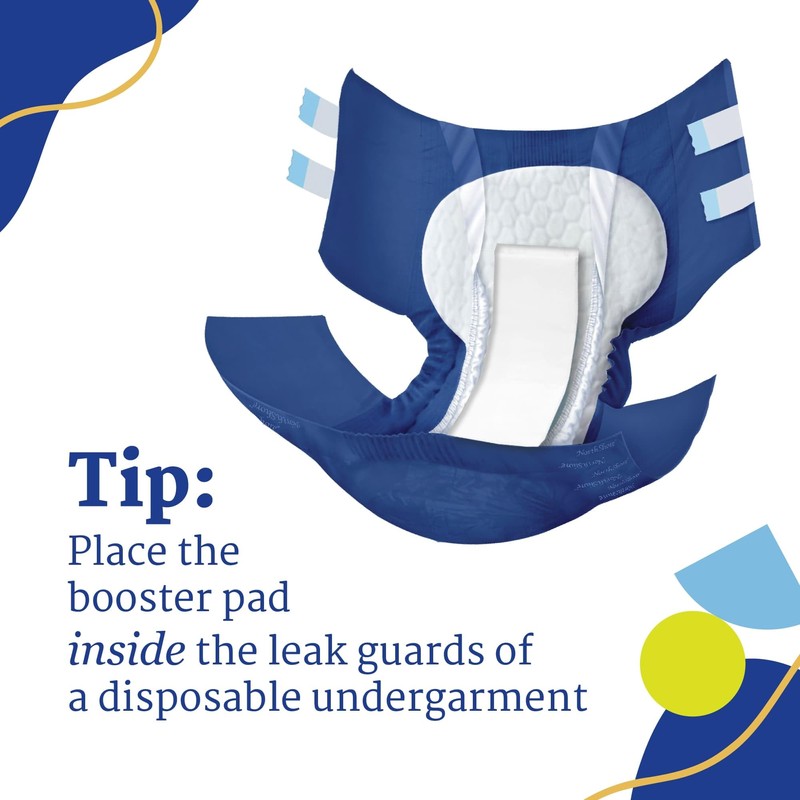 NorthShore EternaDry Booster Pads for Men and Women, Medium, Starter