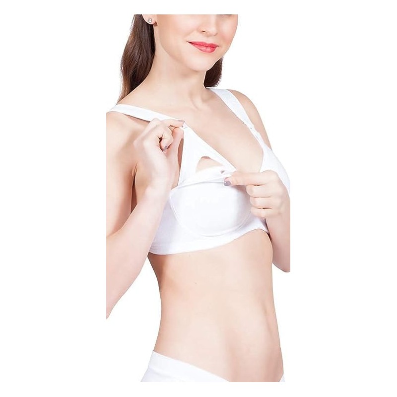 9 MONTHS Set De Bras de Lactancia para Mujer Blanco,3810-2