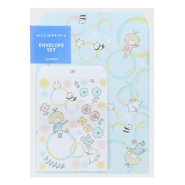 Sunstar Stationery S8907064 Mizutama Envelope, Bubble Pattern