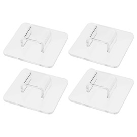 Be In Your Mind 4 Sets Acrylic Sunglasses Organiser Wall Glasses Holder Suitable for Office Living Room Bedroom Home Decoration Transparent Glasses Holder