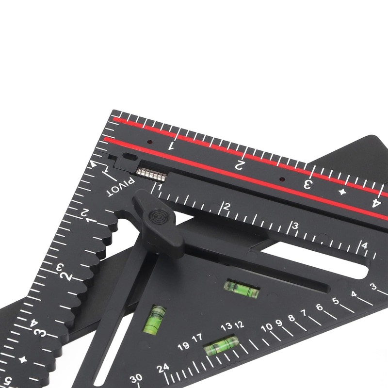 Carpenter's Square, Woodworking Tools, Intelligent Angle, 90 Degree Adjustable Square