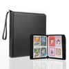 Trading Card Album with 4 Compartments, Card Folder with 400