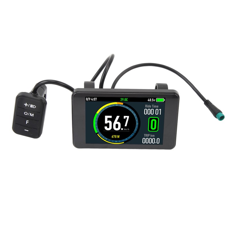 Electric Bicycle T8 LCD Display Colorful Screen 24V 36V 48V