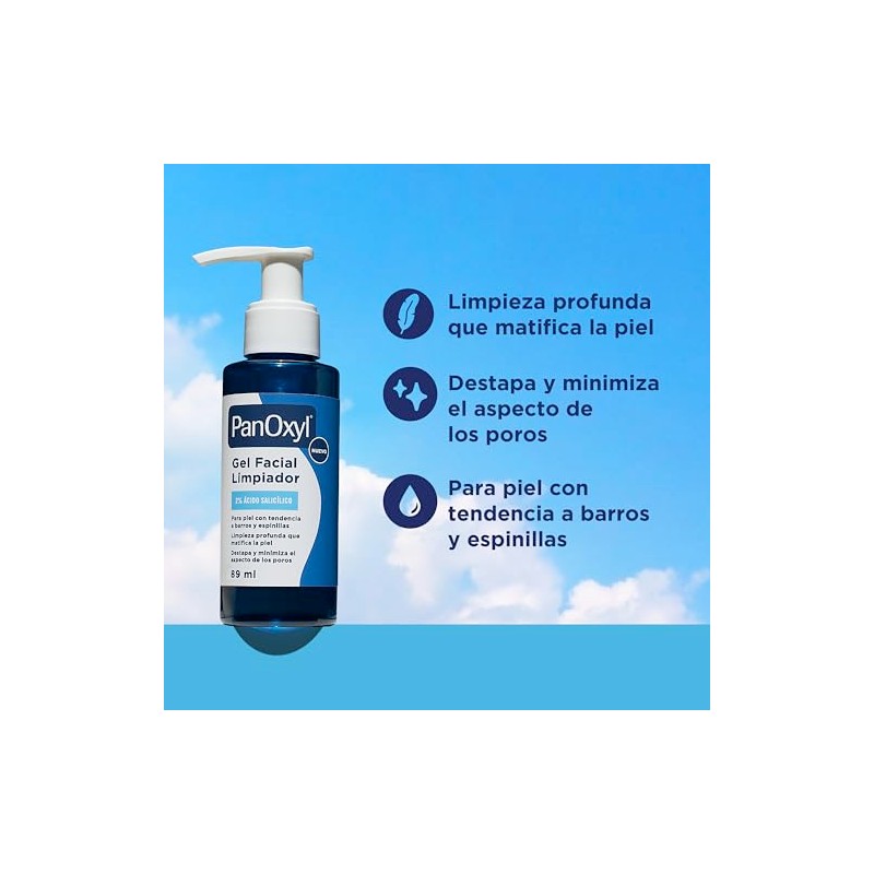PanOxyl Gel de Limpieza con 2% Ácido Salicílico | 89