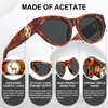 CARFIA Stylish Women's Cat-Eye Polarised Sunglasses Elegant Style for Ladies