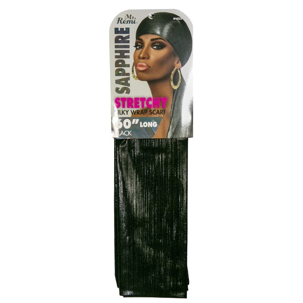 Annie | Ms. Remi | Sapphire Stretchy Edge Laying Scarf