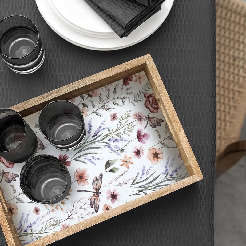Floral Shelf and Drawer Liner for Kitchen Cabinets,12IN x 20FT