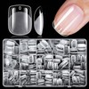 420pc Extra Short Square Nail Tips Short Fake Nails Tips