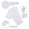 White Soft Cotton Gloves,Large Size for Work/Lining Glove,Coin Jewelry Silver