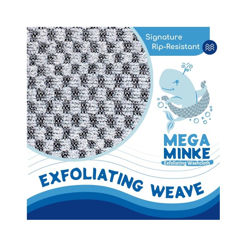 Kent Mega Minke Paño Exfoliante Piel Súper Suave Trapo Lavado