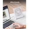 Koonie USB Fan, Strong Wind Ultra Quiet Small Desk Fan