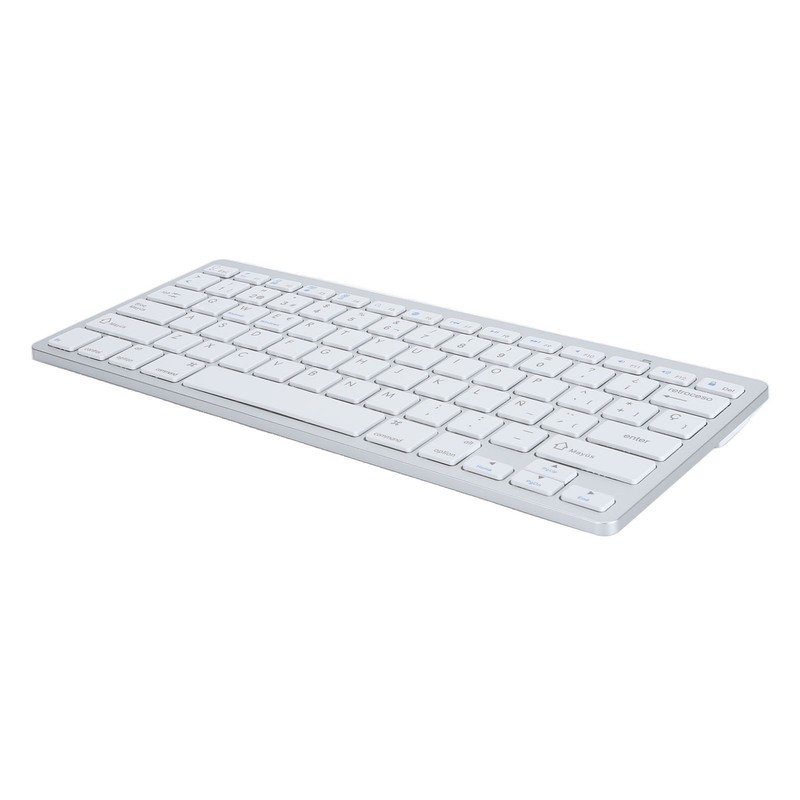 78 Keys Spanish Wireless Bluetooth Keyboard Thin Lightweight Silent Spanish