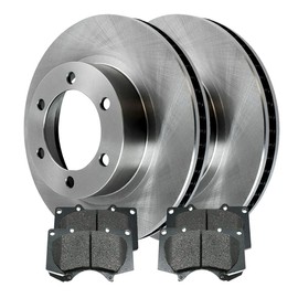 AutoShack Front Brake Kit Rotors and Performance Ceramic Pads Pair of 2 Driver and Passenger Side Replacement for 2003-2009 Toyota 4Runner 2005-2023 Tacoma 2007-2014 FJ Cruiser 4WD PCDR4132941329976