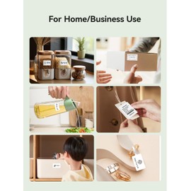 NIIMBOT B21 Label Maker Machine with 1 Roll Free Tape, 20-50mm Width Portable Thermal Printer Vintage Bluetooth Wireless Sticker Maker for Home Office Organization Commercial Use (Green)