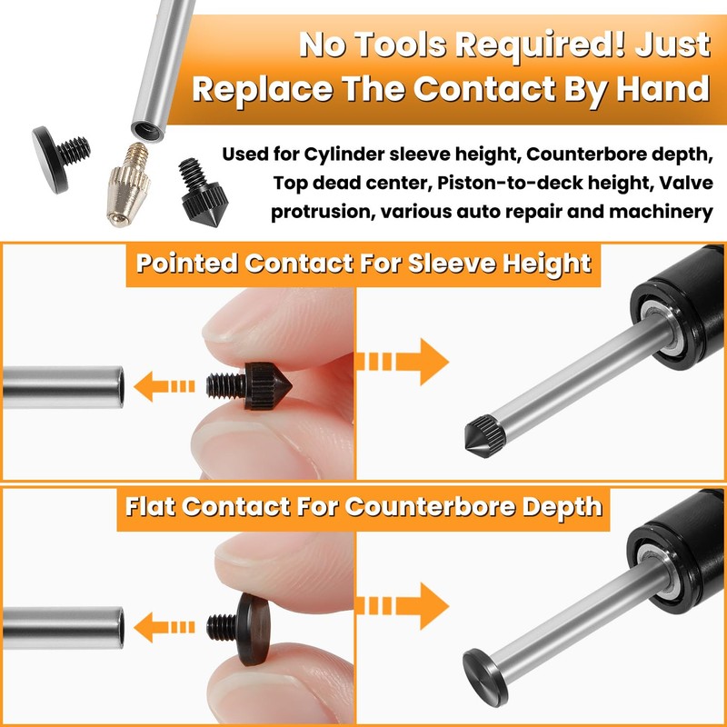 6434 Sleeve Height and Counter Bore Gauge for All Diesel
