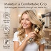 Round Brush,Hair Brush with Boar Bristles,Nano Thermal Ceramic & Ionic