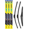 AHWOPS 3 Wiper Front and Rear Wiper Blades for Scion