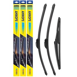 AHWOPS 3 Wiper Front and Rear Wiper Blades for Scion xB 2008-2015, OE Original Style (22″/20″ Front/14″ Rear) For My Car